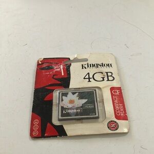 Kingston 4GB Compact Flash Card